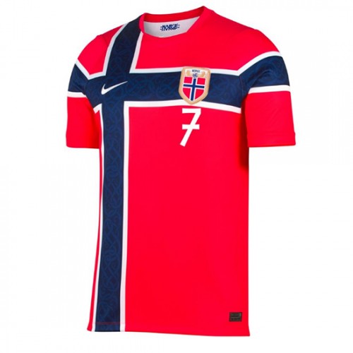 Norge Alexander Sorloth #7 Hemmatröja VM 2026 Kortärmad
